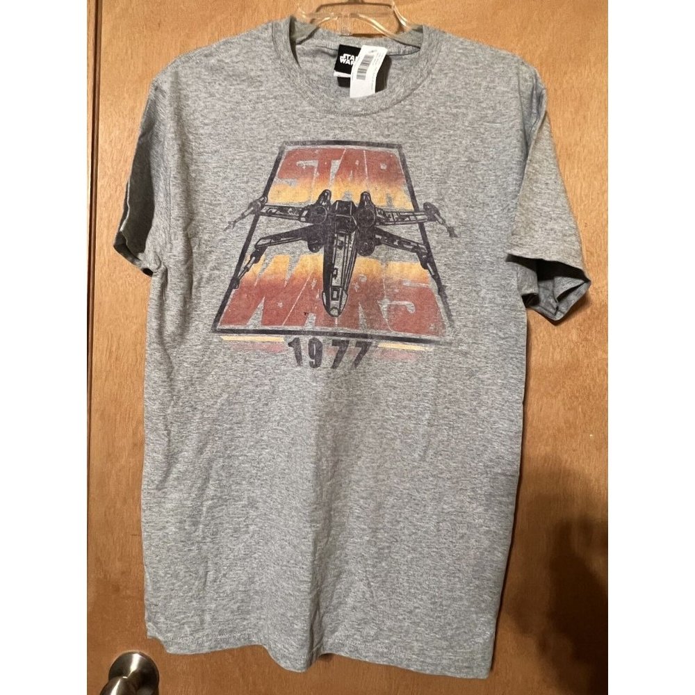 NEW Star Wars 1977 X-Wing T-Shirt Gray Men's Medium